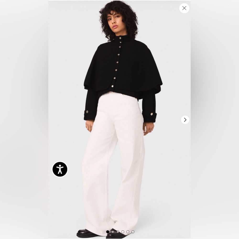 Maje Cape Effect Cardigan, size 1 (small), worn twice
